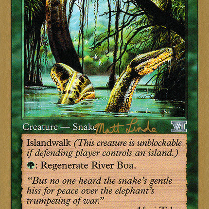 River Boa (Matt Linde) [World Championship Decks 1999]