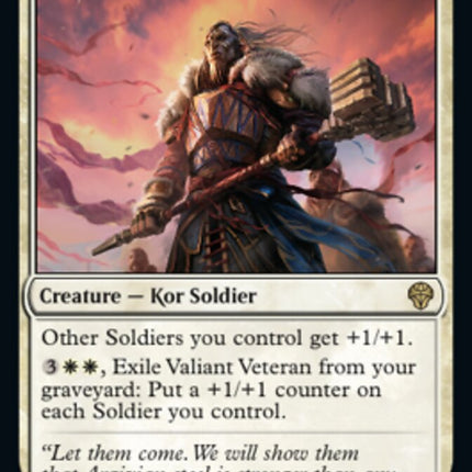 Valiant Veteran [Dominaria United]