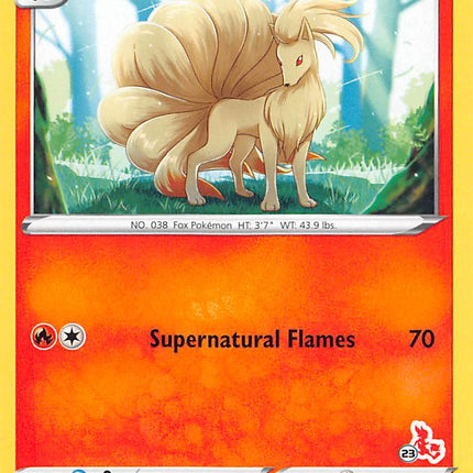 Ninetales (30/264) (Cinderace Stamp #23) [Battle Academy 2022]