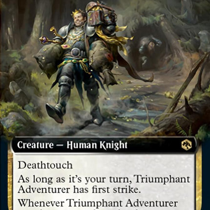 Triumphant Adventurer (Extended Art) [Dungeons & Dragons: Adventures in the Forgotten Realms]