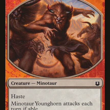 Minotaur Younghorn [Born of the Gods Battle the Horde]
