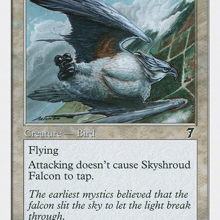 Skyshroud Falcon [Seventh Edition]