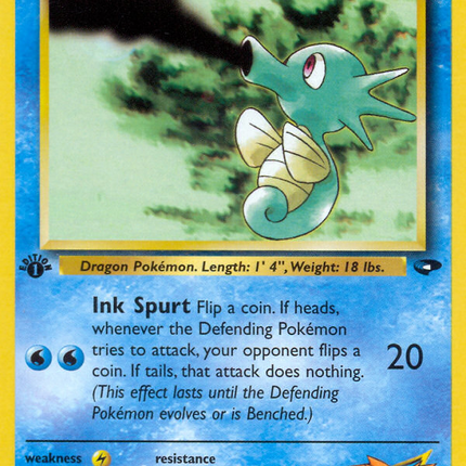 Misty's Horsea (87/132) [Gym Challenge 1st Edition]