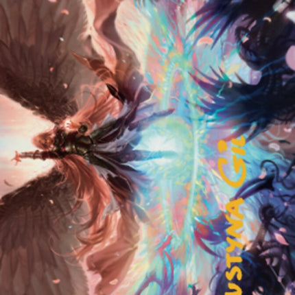 Iridian Maelstrom Art Card (Gold-Stamped Signature) [Dominaria United Art Series]