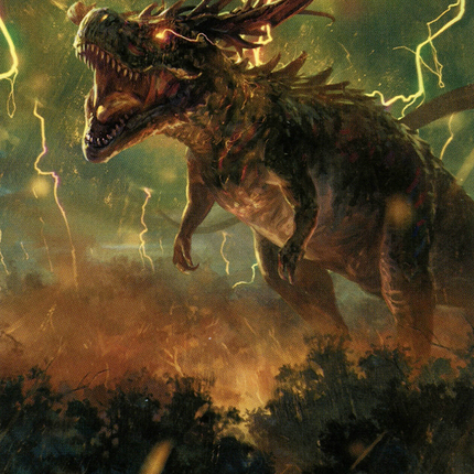 Thrasta, Tempest's Roar Art Card (42) [Modern Horizons 2 Art Series]