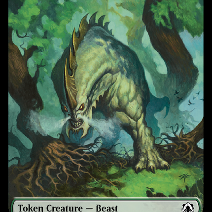 Thopter // Beast Double-Sided Token [March of the Machine Commander Tokens]