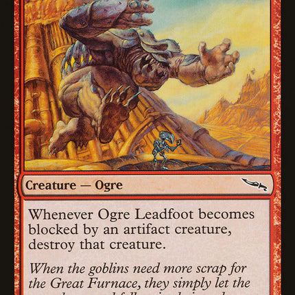 Ogre Leadfoot [Mirrodin]