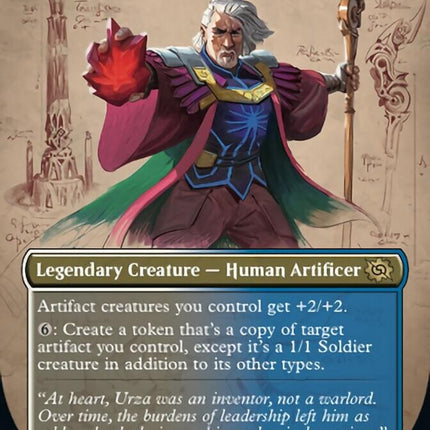 Urza, Prince of Kroog (Borderless Alternate Art) [The Brothers' War]
