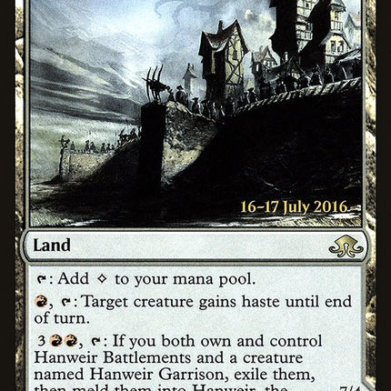 Hanweir Battlements [Eldritch Moon Prerelease Promos]