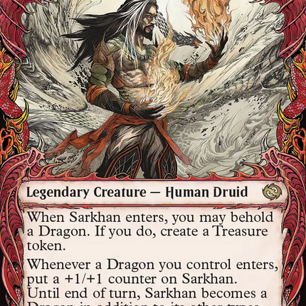 Sarkhan, Dragon Ascendant (0302) (Showcase) [Tarkir: Dragonstorm]