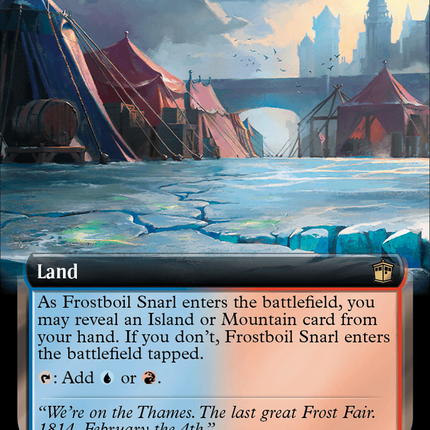 Frostboil Snarl (Extended Art) (Surge Foil) [Doctor Who]