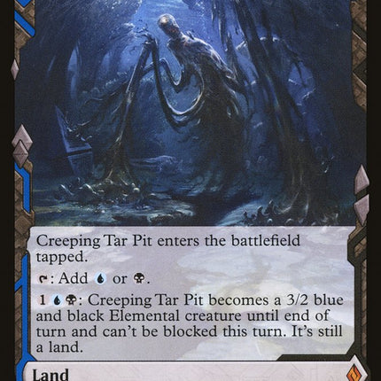 Creeping Tar Pit (Expeditions) [Zendikar Rising Expeditions]