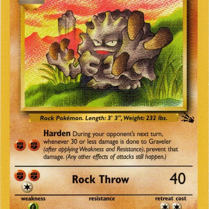Graveler (37/62) [Fossil Unlimited]