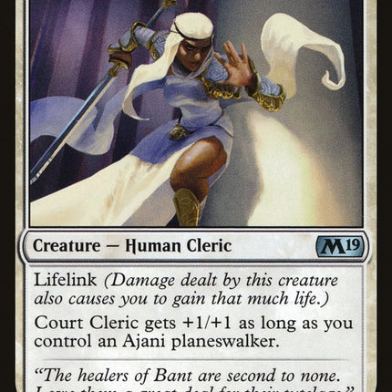 Court Cleric [Core Set 2019]
