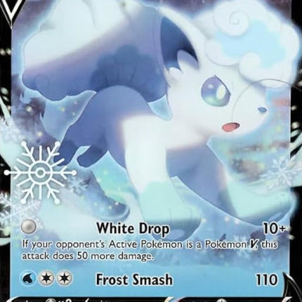 Alolan Vulpix V (033/195) (Holiday Calendar) [Sword & Shield: Silver Tempest]