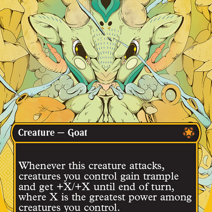 Pathbreaker Ibex (Borderless) (First-Place Foil) [Aetherdrift Special Guests]