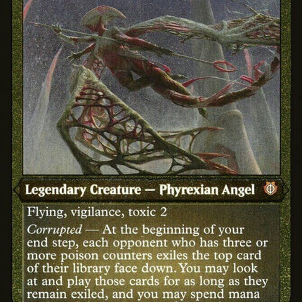 Ixhel, Scion of Atraxa (Foil Etched) (Display Commander) [Phyrexia: All Will Be One Commander]