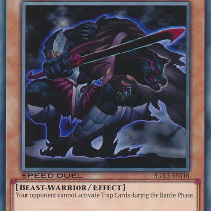 Pitch-Black Warwolf [SGX3-ENI18] Common