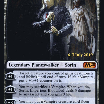 Sorin, Imperious Bloodlord [Core Set 2020 Prerelease Promos]