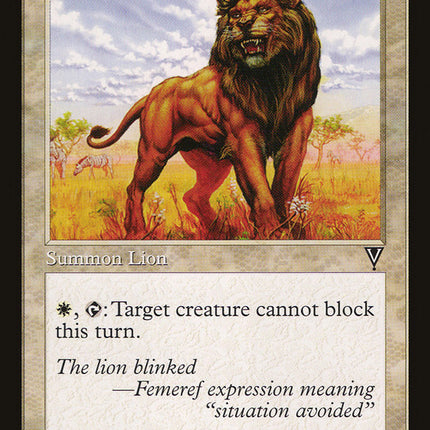 Jamuraan Lion [Visions]