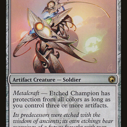 Etched Champion [Scars of Mirrodin]