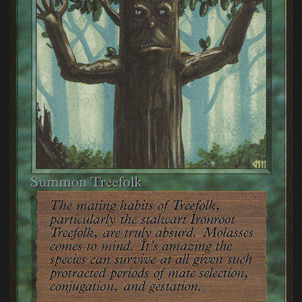 Ironroot Treefolk [Beta Edition]