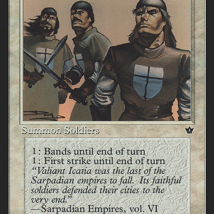 Icatian Infantry (Douglas Shuler) [Fallen Empires]