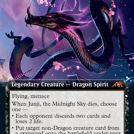 Junji, the Midnight Sky (Extended Art) [Kamigawa: Neon Dynasty]