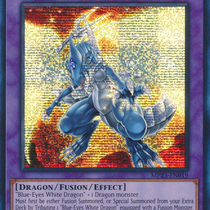 Blue-Eyes Tyrant Dragon [MP23-EN019] Prismatic Secret Rare