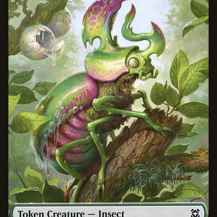 Angel Warrior // Insect Double-Sided Token [Zendikar Rising Tokens]