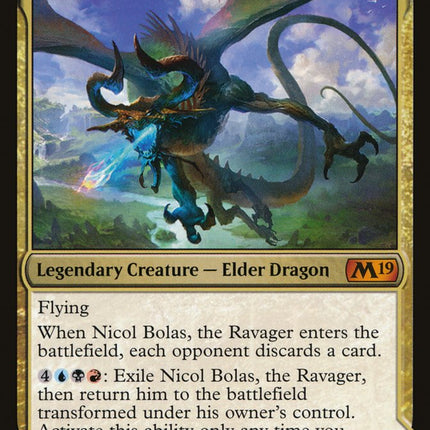 Nicol Bolas, the Ravager // Nicol Bolas, the Arisen [Core Set 2019]