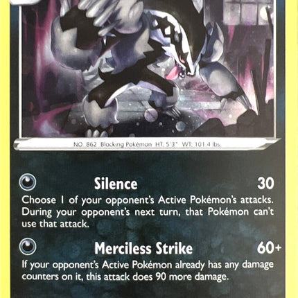 Galarian Obstagoon (161/264) (Cosmos Holo) [Sword & Shield: Fusion Strike]