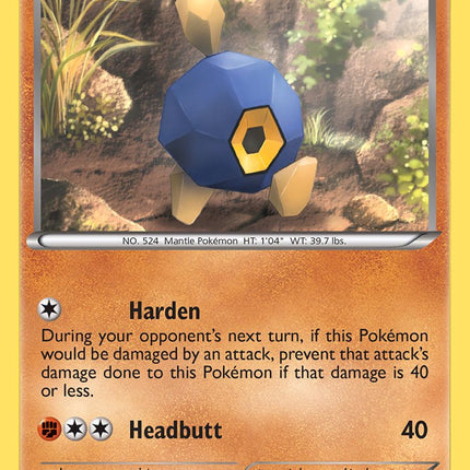 Roggenrola (49/98) (Cracked Ice Holo) (Blister Exclusive) [Black & White: Emerging Powers]