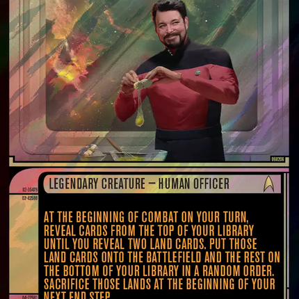 Will Riker, First in the Field (Showcase) (Surge Foil) [Star Trek]