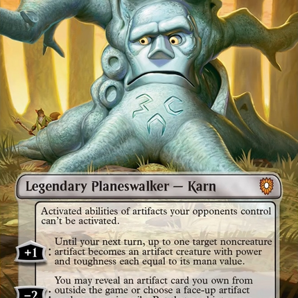 Karn, the Great Creator (Borderless) [Bloomburrow Commander]