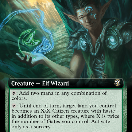 Sage of the Maze (Extended Art) (Ripple Foil) [Modern Horizons 3 Commander]