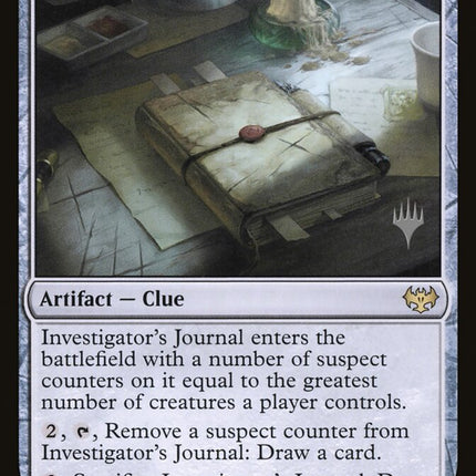 Investigator's Journal (Promo Pack) [Innistrad: Crimson Vow Promos]
