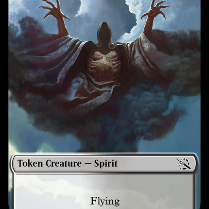 Knight (7) // Spirit (14) Double-Sided Token [March of the Machine Commander Tokens]