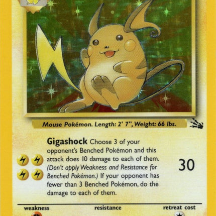 Raichu (14/62) [Fossil Unlimited]