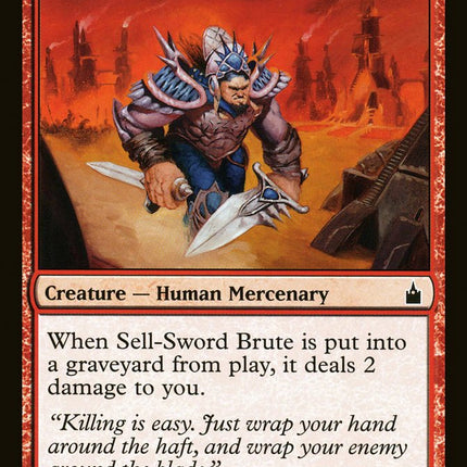 Sell-Sword Brute [Ravnica: City of Guilds]