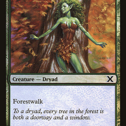 Rushwood Dryad (Premium Foil) [Tenth Edition]