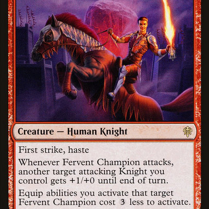 Fervent Champion [Throne of Eldraine]