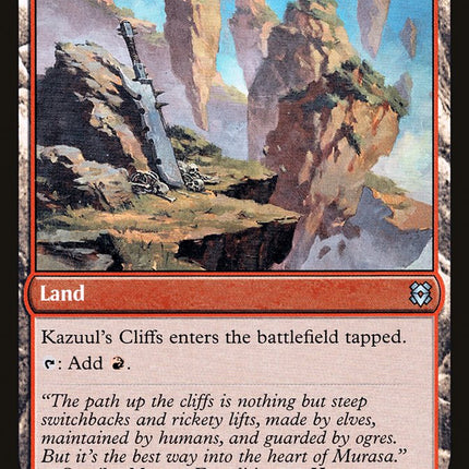 Kazuul's Fury // Kazuul's Cliffs [Zendikar Rising]