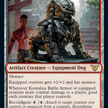 Komainu Battle Armor [Kamigawa: Neon Dynasty Commander]