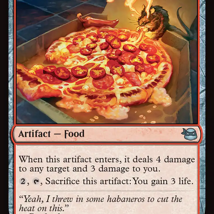 Spicy Oatmeal Pizza [Teenage Mutant Ninja Turtles]