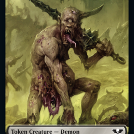 Astartes Warrior // Plaguebearer of Nurgle Double-Sided Token [Warhammer 40,000 Tokens]