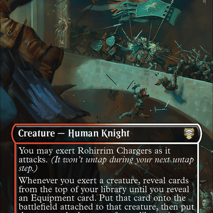 Rohirrim Chargers (Borderless) (Surge Foil) [The Lord of the Rings: Tales of Middle-Earth Commander]
