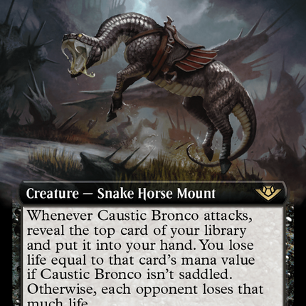 Caustic Bronco (Extended Art) [Outlaws of Thunder Junction]