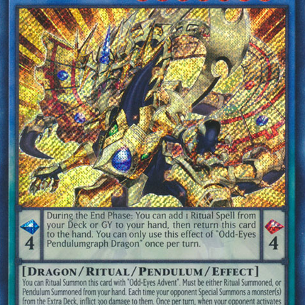 Odd-Eyes Pendulumgraph Dragon [DIFO-EN034] Secret Rare