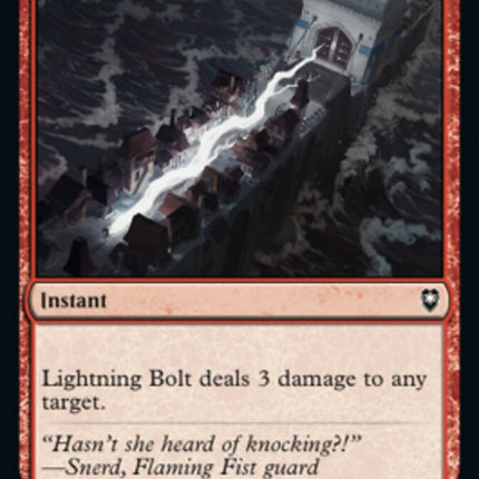 Lightning Bolt [Commander Legends: Battle for Baldur's Gate]